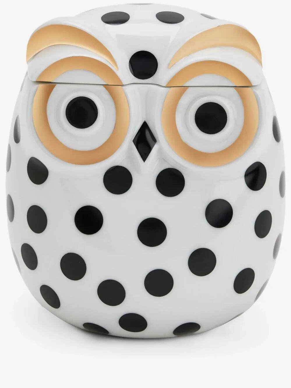 Fornasetti Civetta Impallinata porcelain jar (12cm)